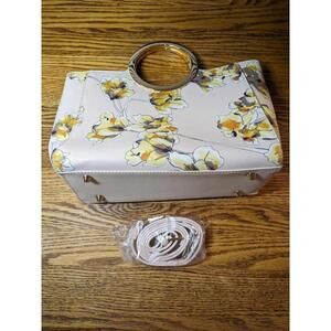 Le Chateau White Rock Road Floral Pink Sam Handbag- New